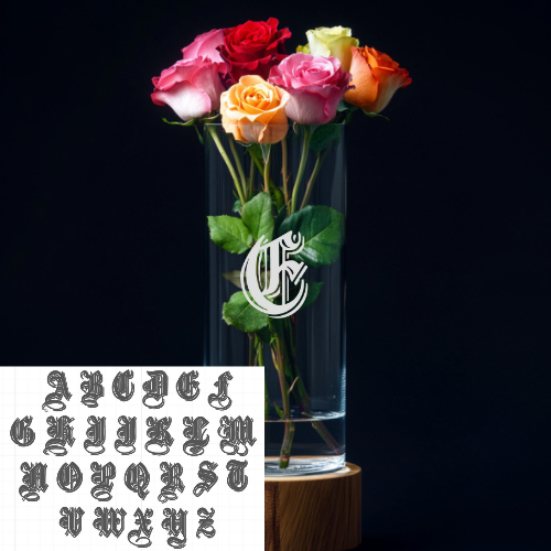Personalized Glass Vase