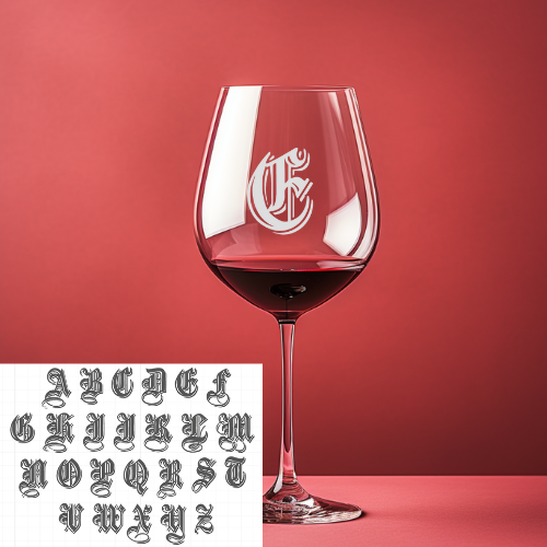 Personalized Wine Glasses Set
