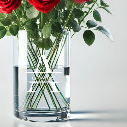 Personalized Glass Vase