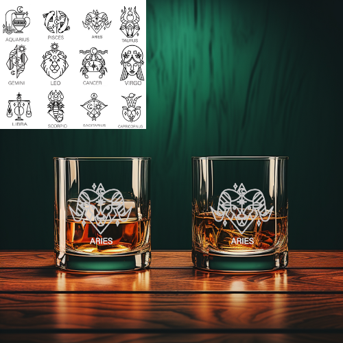 Personalized Whiskey Glasses