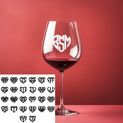 Personalized Wine Glasses Set
