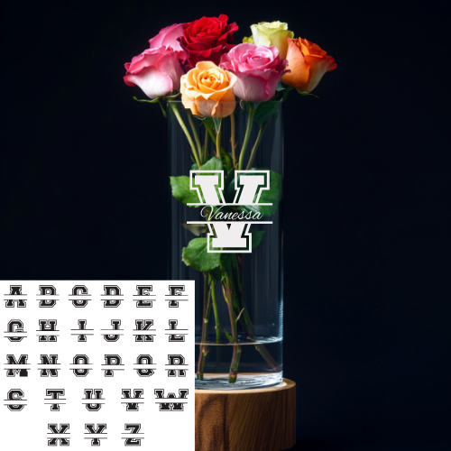 Personalized Glass Vase