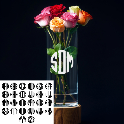 Personalized Glass Vase