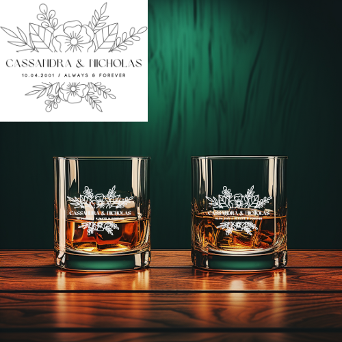 Personalized Whiskey Glasses