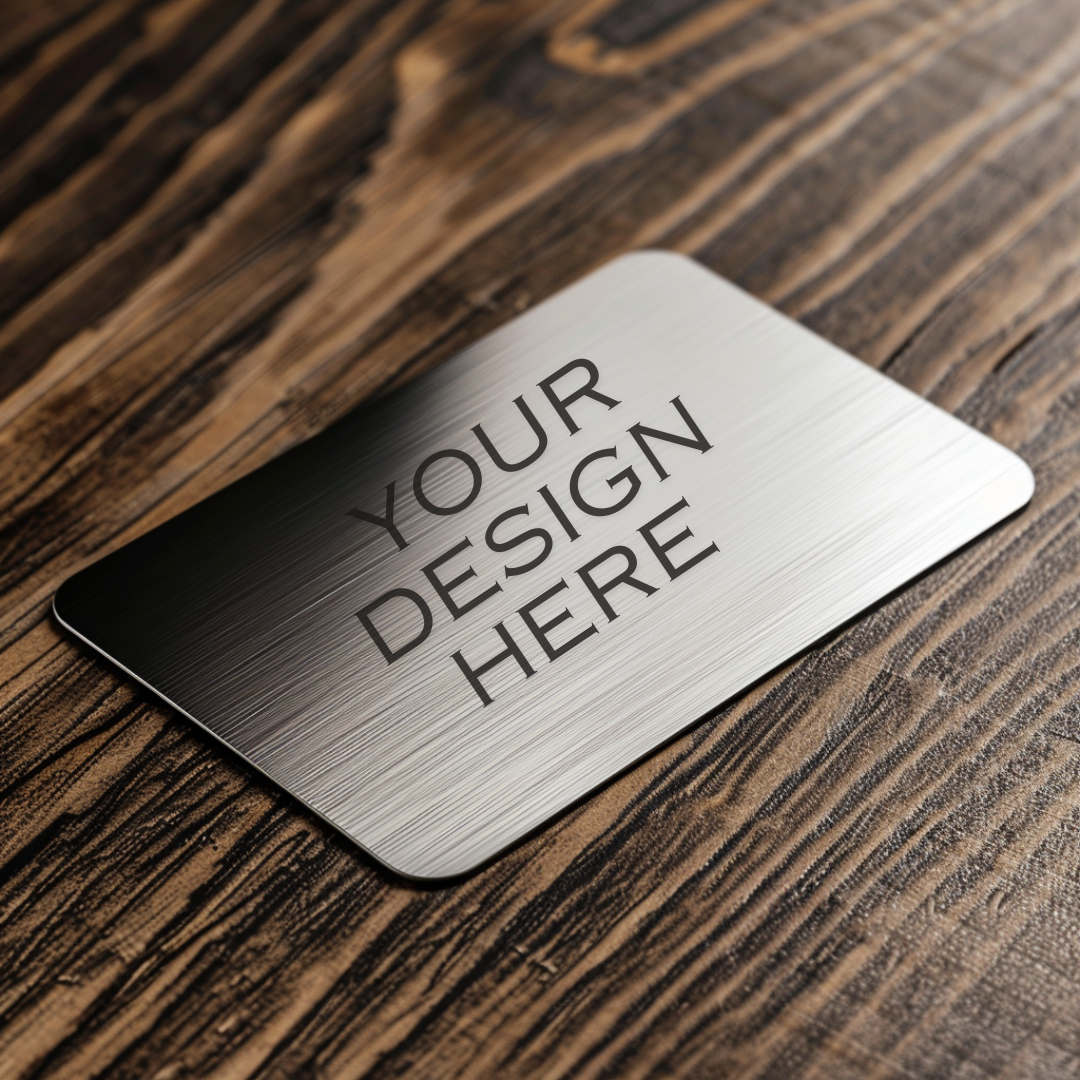 Metal Business Cards w/ QR code (set of 25)