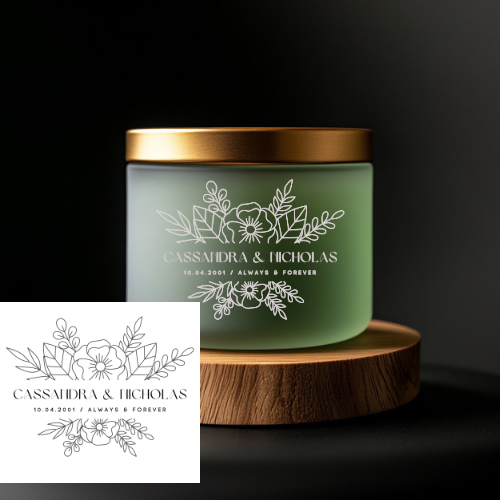 Personalized Candle