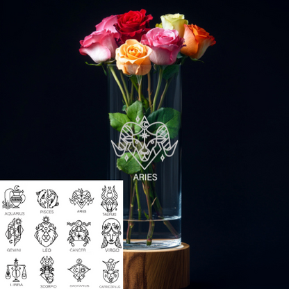 Personalized Glass Vase