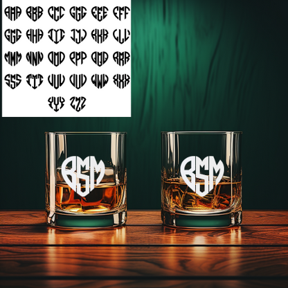 Personalized Whiskey Glasses