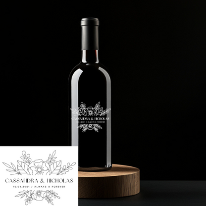 Personalized Wine Bottle