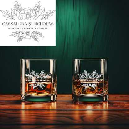 Personalized Whiskey Glasses